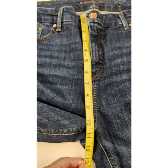 Chicos sz 2 (12) so slimming crop Jeans career casual comfort stretch EUC L - Picture 5 of 8